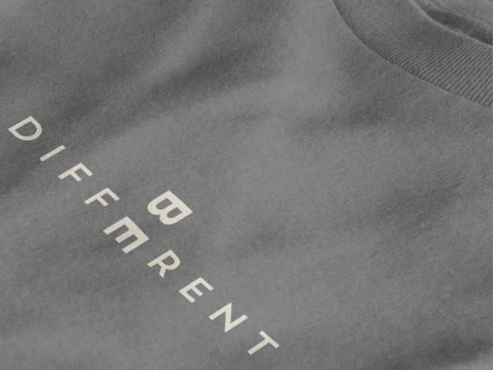 Be Different Minimal Typography Unisex T-Shirt