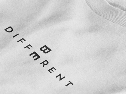 Be Different Minimal Typography Unisex T-Shirt