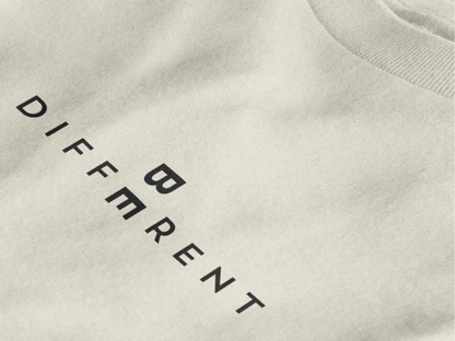 Be Different Minimal Typography Unisex T-Shirt