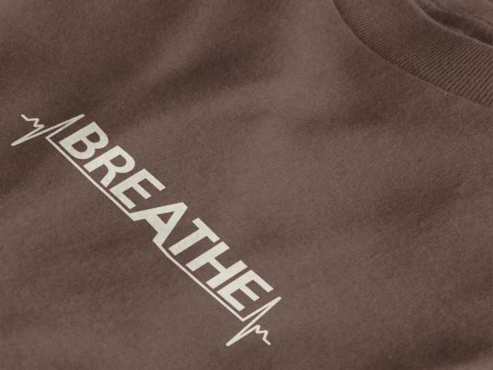 Breathe Heartbeat Typography Unisex T-Shirt
