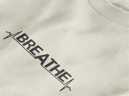 Breathe Heartbeat Typography Unisex T-Shirt