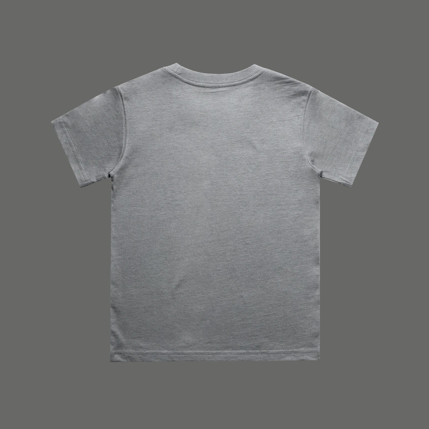Gray t-shirt on a gray background