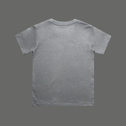 Gray t-shirt on a gray background