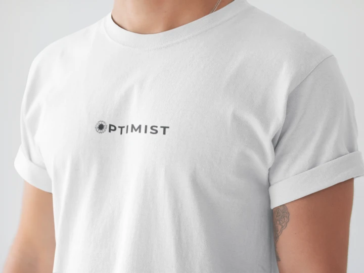 Optimist Floral Typography Unisex T-Shirt