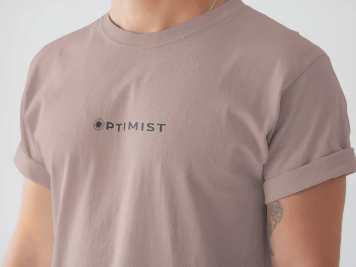 Optimist Floral Typography Unisex T-Shirt