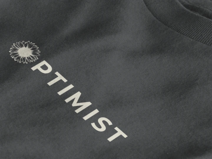 Optimist Floral Typography Unisex T-Shirt