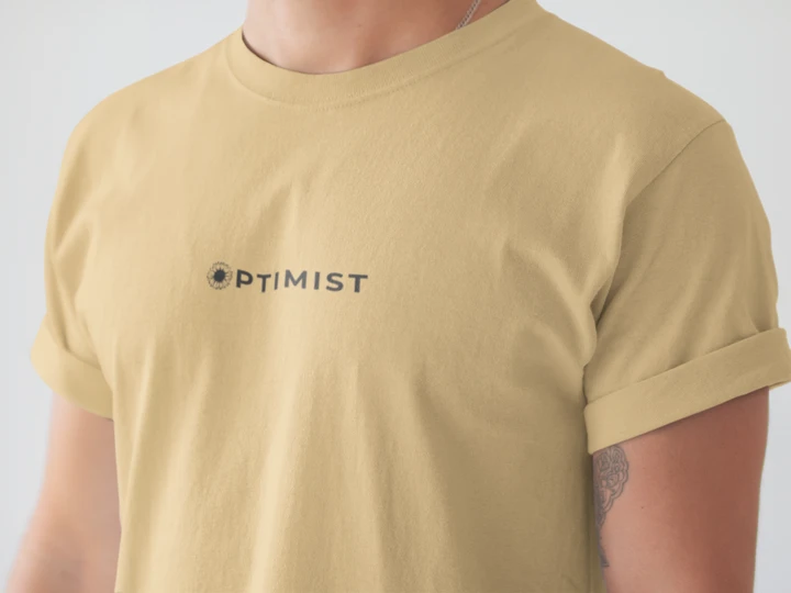 Optimist Floral Typography Unisex T-Shirt