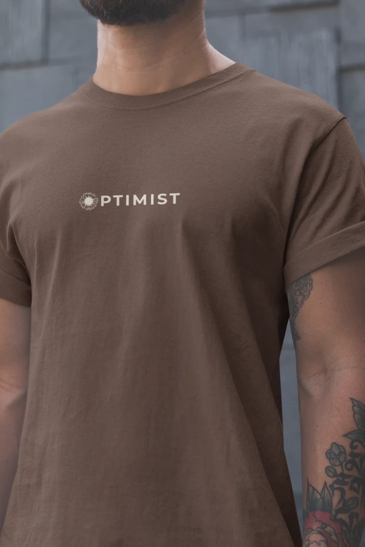 Optimist Floral Typography Unisex T-Shirt