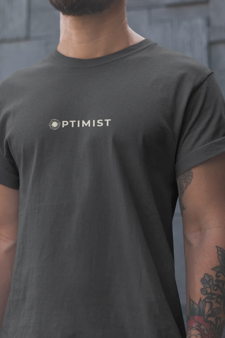 Optimist Floral Typography Unisex T-Shirt