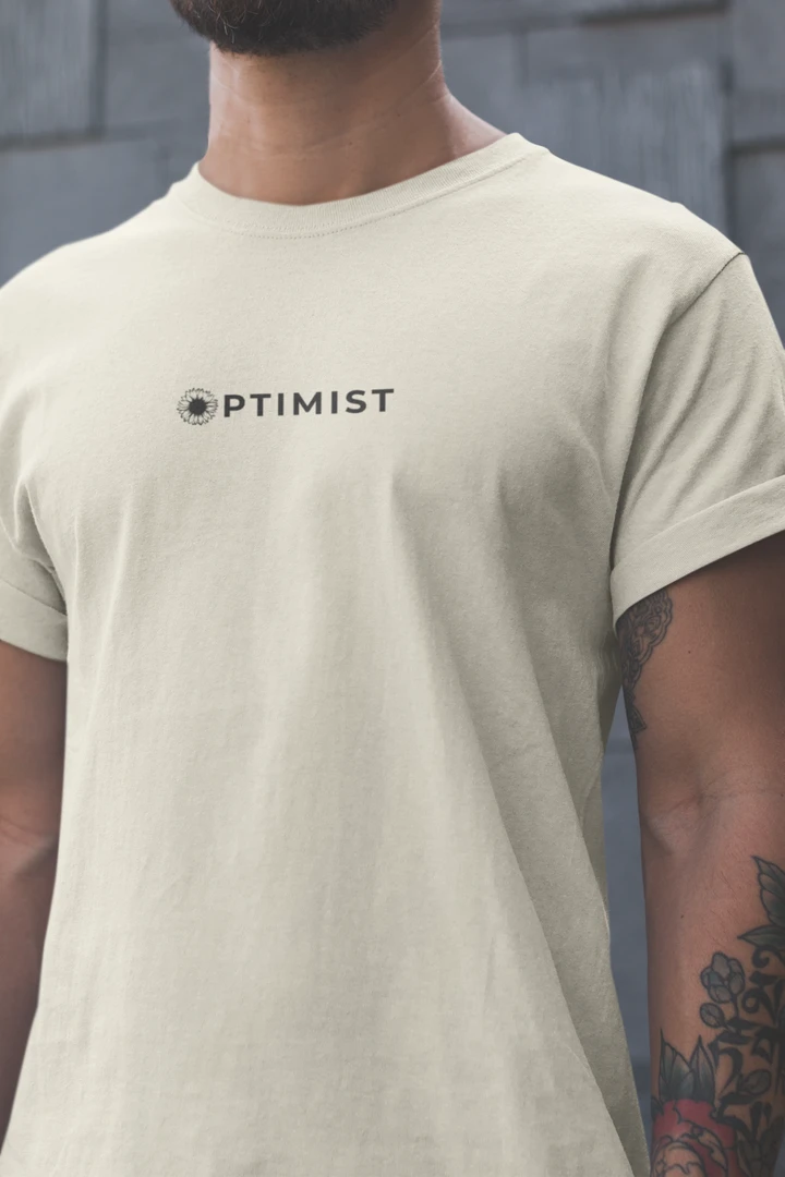 Optimist Floral Typography Unisex T-Shirt