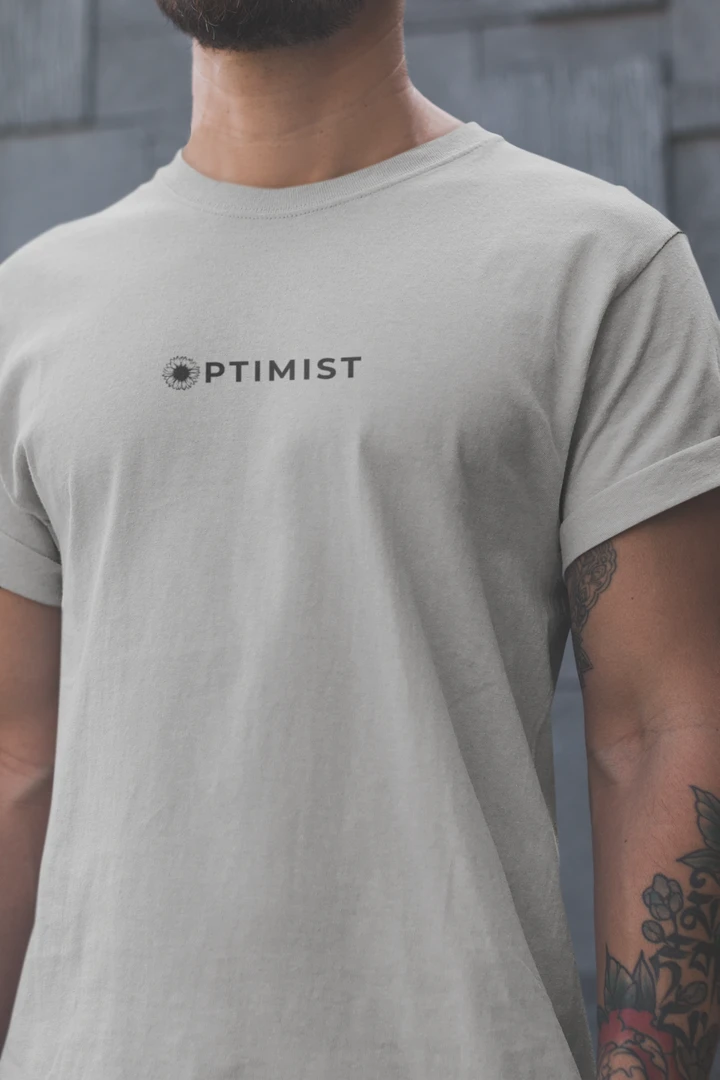 Optimist Floral Typography Unisex T-Shirt