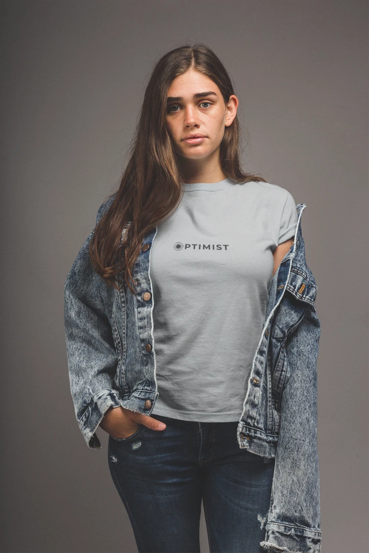 Optimist Floral Typography Unisex T-Shirt
