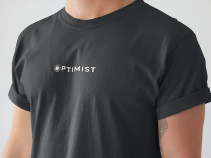 Optimist Floral Typography Unisex T-Shirt