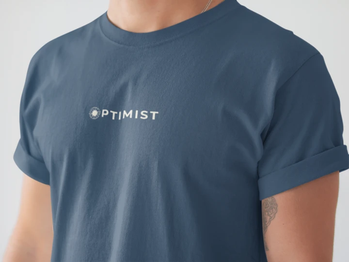 Optimist Floral Typography Unisex T-Shirt
