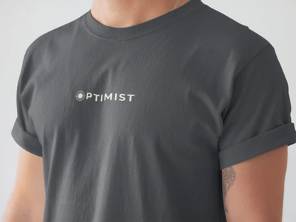Optimist Floral Typography Unisex T-Shirt