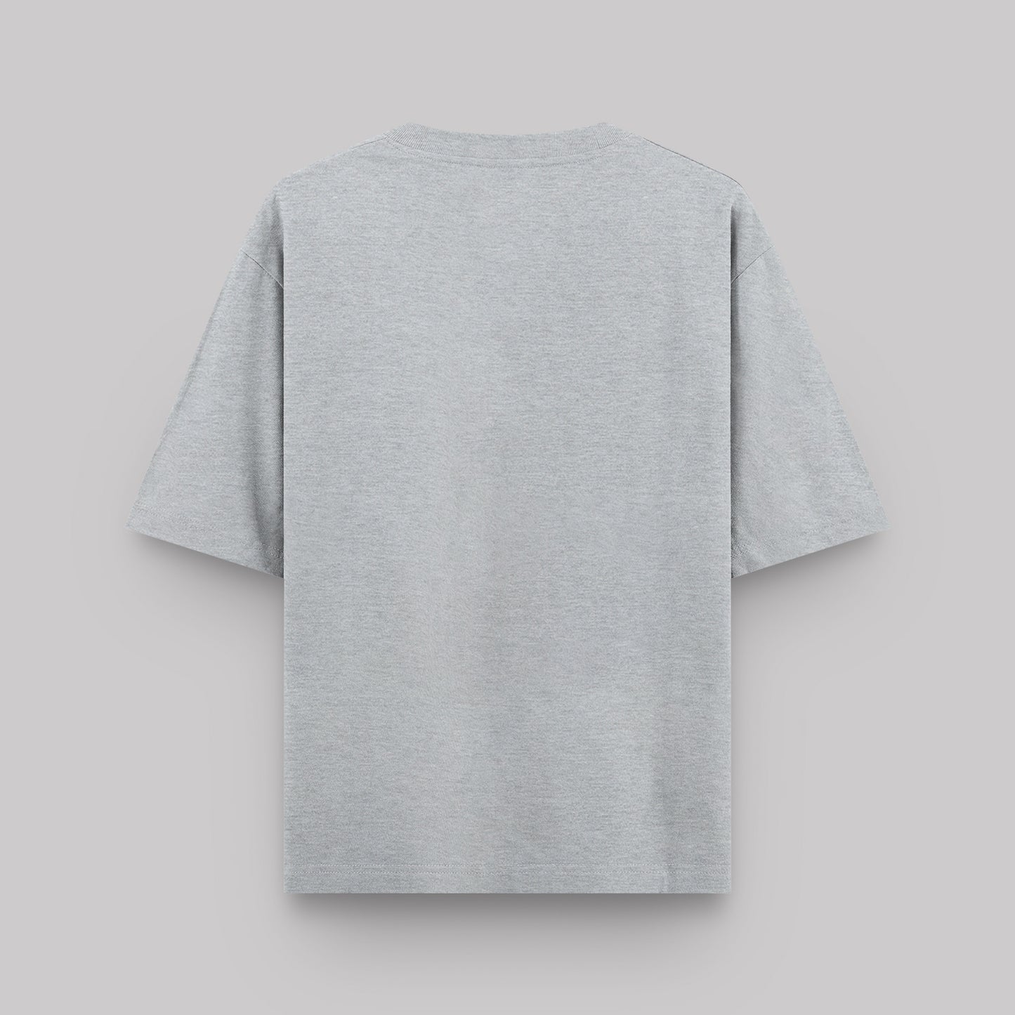 Gray t-shirt on a light gray background
