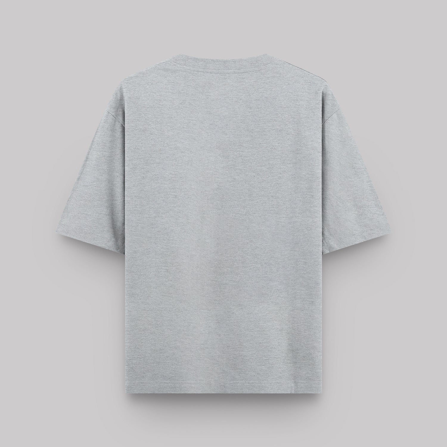 Gray t-shirt on a light gray background