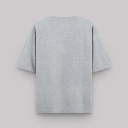 Gray t-shirt on a light gray background