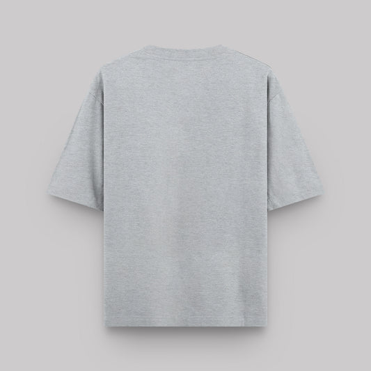 Gray t-shirt on a light gray background