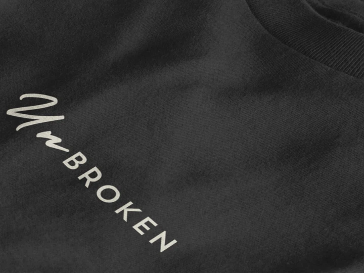 Unbroken Handwritten Typography Unisex T-Shirt