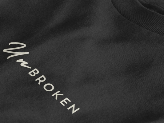 Unbroken Handwritten Typography Unisex T-Shirt