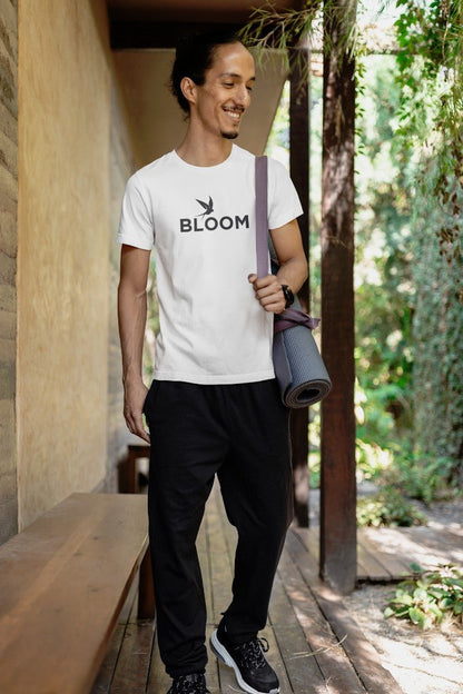 Minimalist Cotton “Bloom” Typography T-Shirt - Trendzkraft